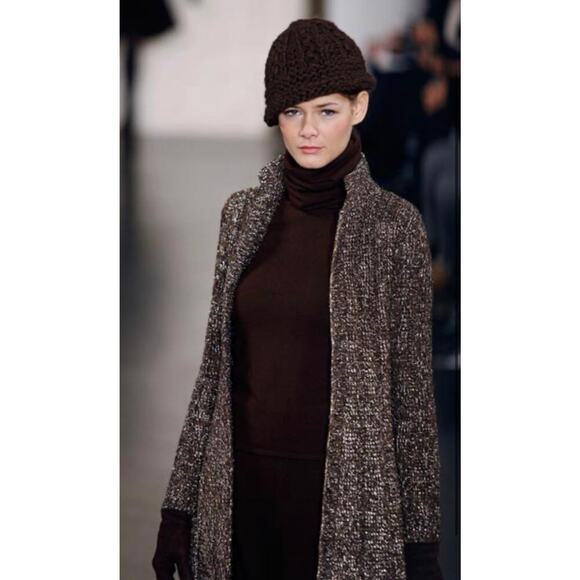 Ralph Lauren Collection Purple Label Long Cardigan Cashmere Sweater Coat Runway - Picture 6 of 13